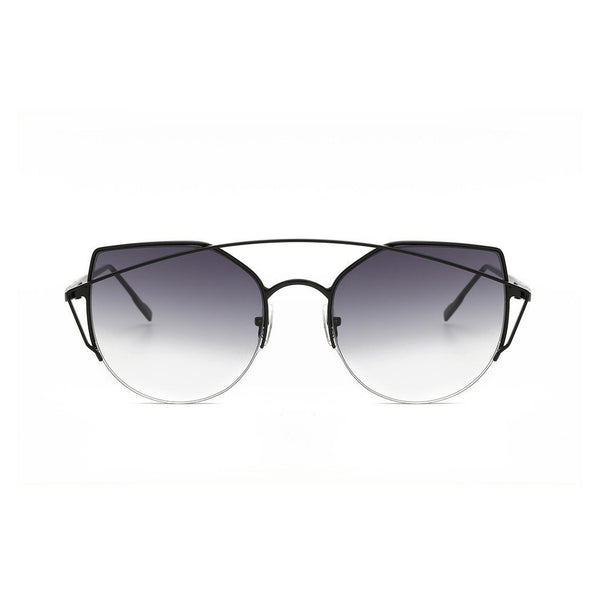 Janet in Black + Grey Sunglasses Cat Eye - GETSUNNIES CANADA