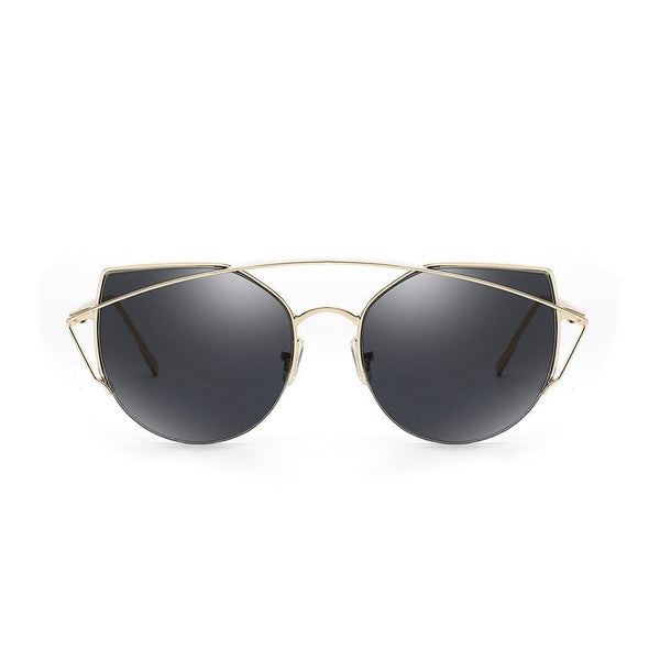 Janet in Gold + Black Sunglasses Cat Eye - GETSUNNIES CANADA