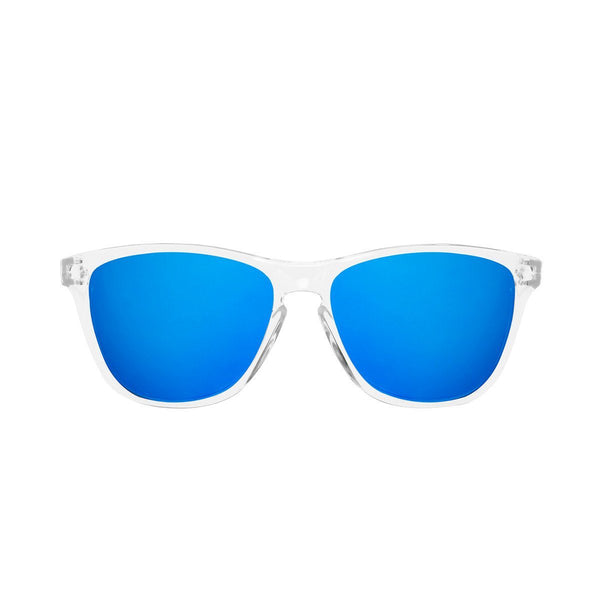 Ryan in Clear & Dark Blue Sunglasses Wayfarers - GETSUNNIES CANADA