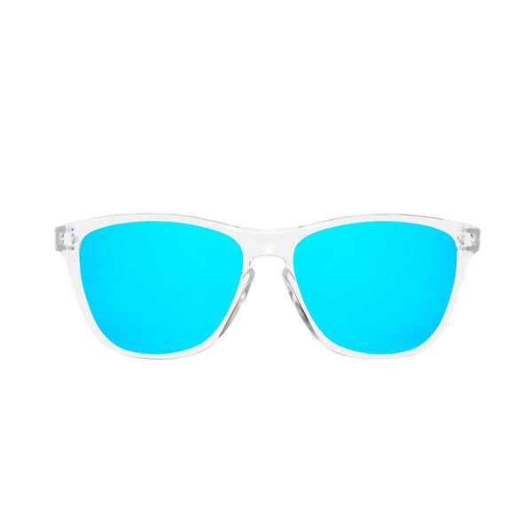 Ryan in Clear + Light Blue Sunglasses Wayfarers - GETSUNNIES CANADA