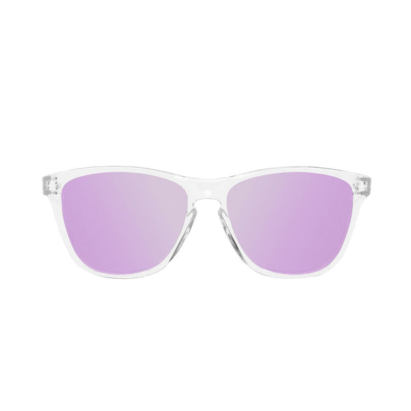 Ryan in Clear + Purple Sunglasses Wayfarers - GETSUNNIES CANADA