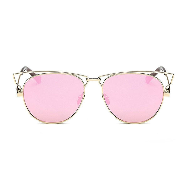 Jaime in Gold + Pink Sunglasses Cat Eye - GETSUNNIES CANADA