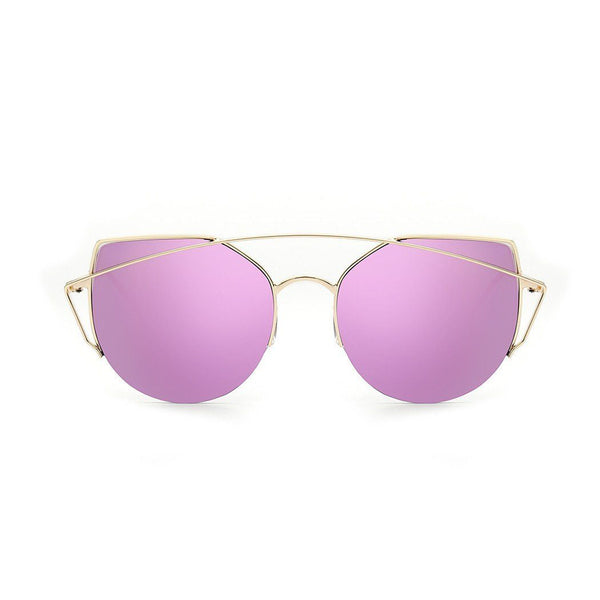 Janet in Gold + Purple Sunglasses Cat Eye - GETSUNNIES CANADA