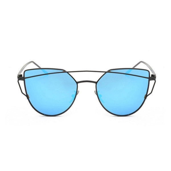 Kyla in Black + Blue Sunglasses Cat Eye - GETSUNNIES CANADA