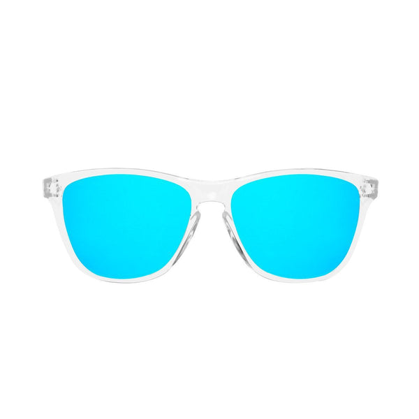 Ryan in Clear + Light Blue Sunglasses Wayfarers - GETSUNNIES CANADA