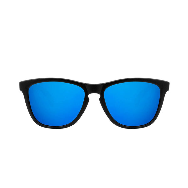 Ryan in Matte Black + Dark Blue Sunglasses Wayfarers - GETSUNNIES CANADA